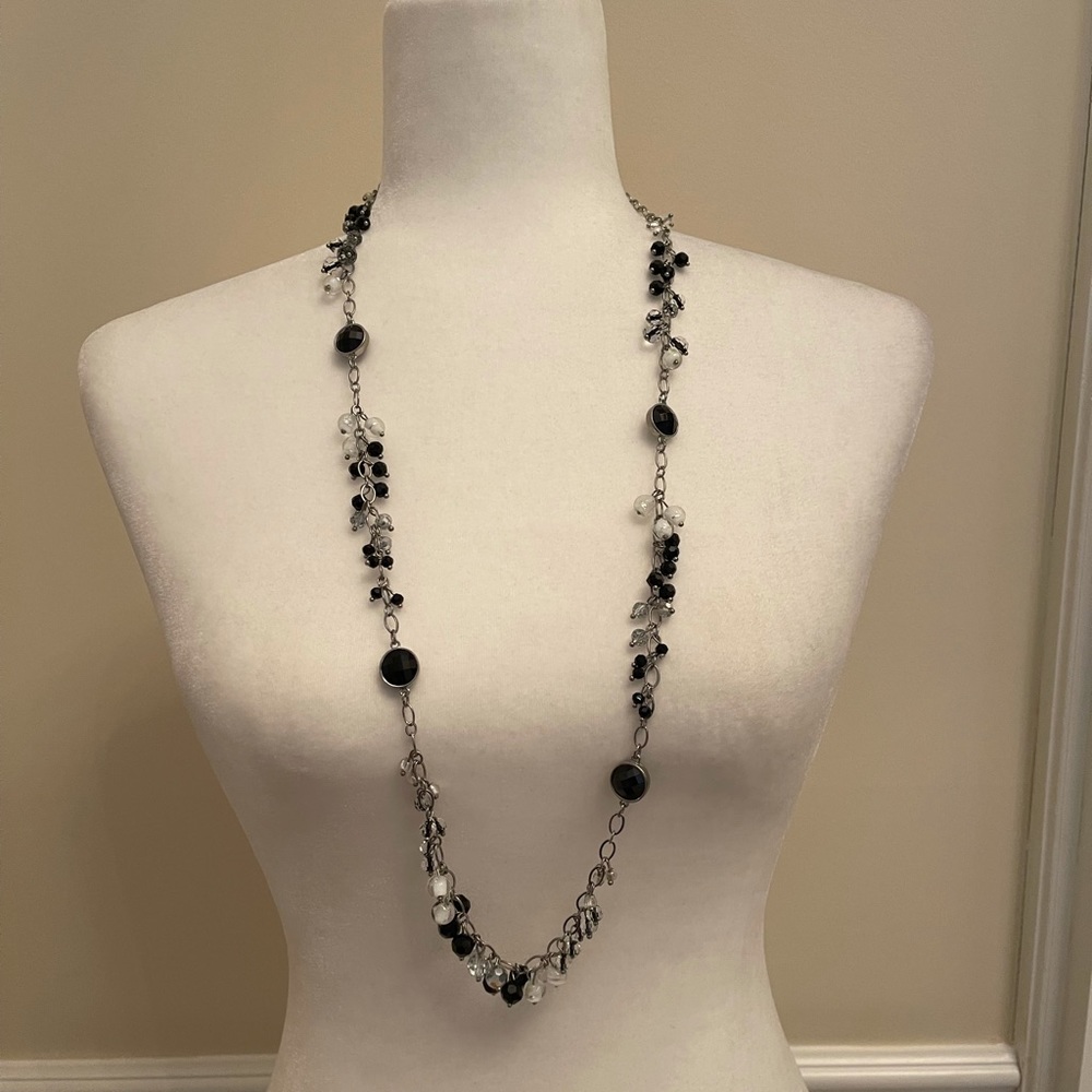 White House Black Market Necklace 18” Drop